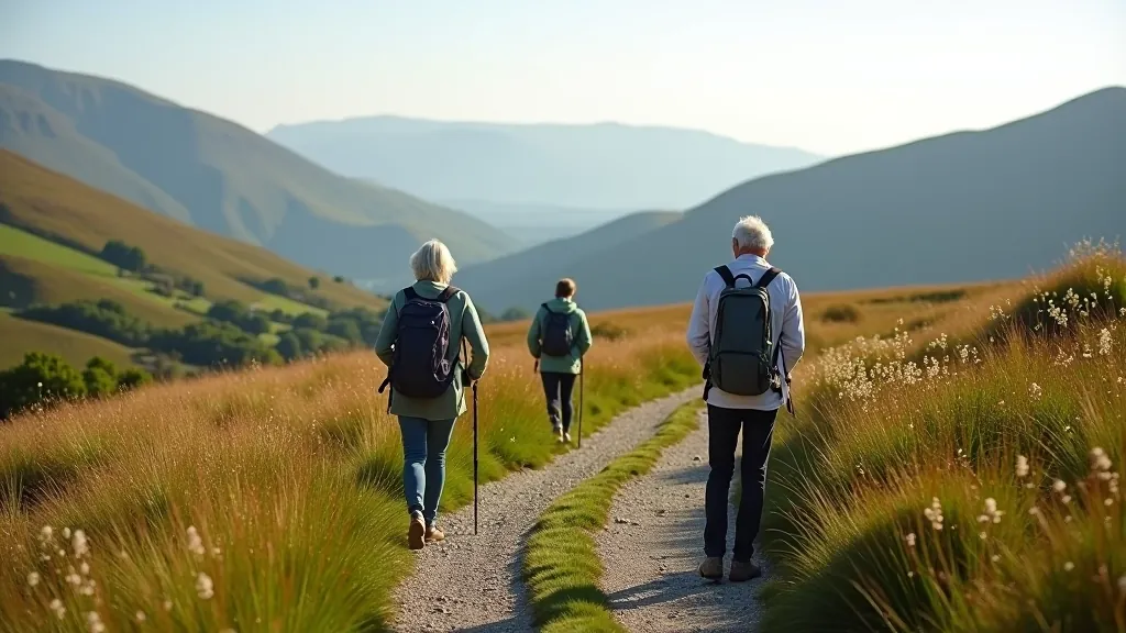 Wicklow National Park accessible trail with mountain scenery and hiking routes